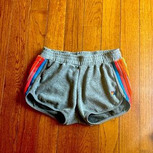 NWOT Gray (M) shorts Aviator Nation never worn before run small size
